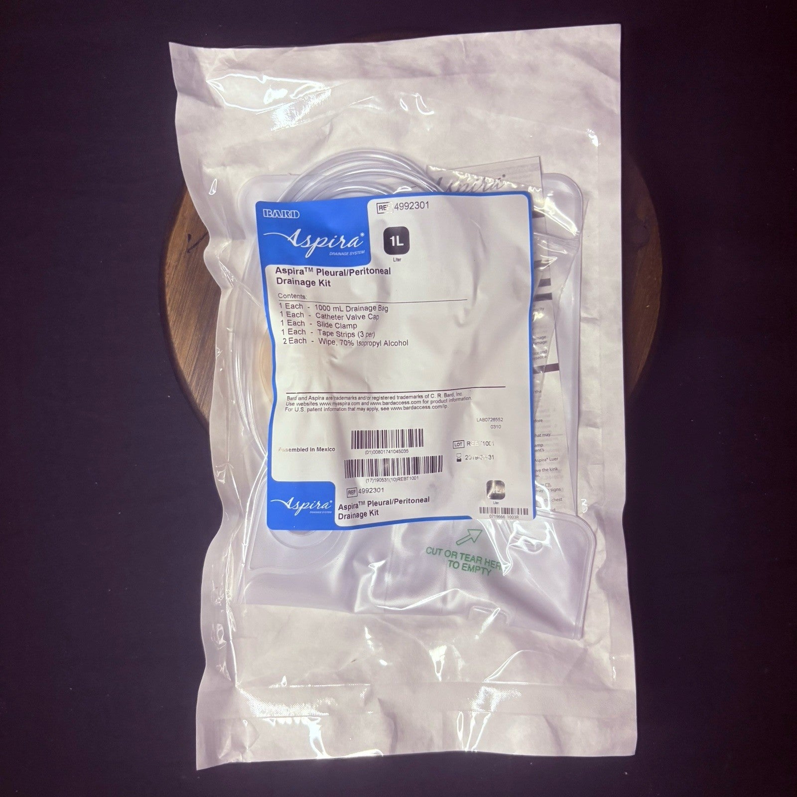 Aspire Drainage Systems - Drainage Kits - 4992301 - Pleural/Peritoneal 1,000ml0