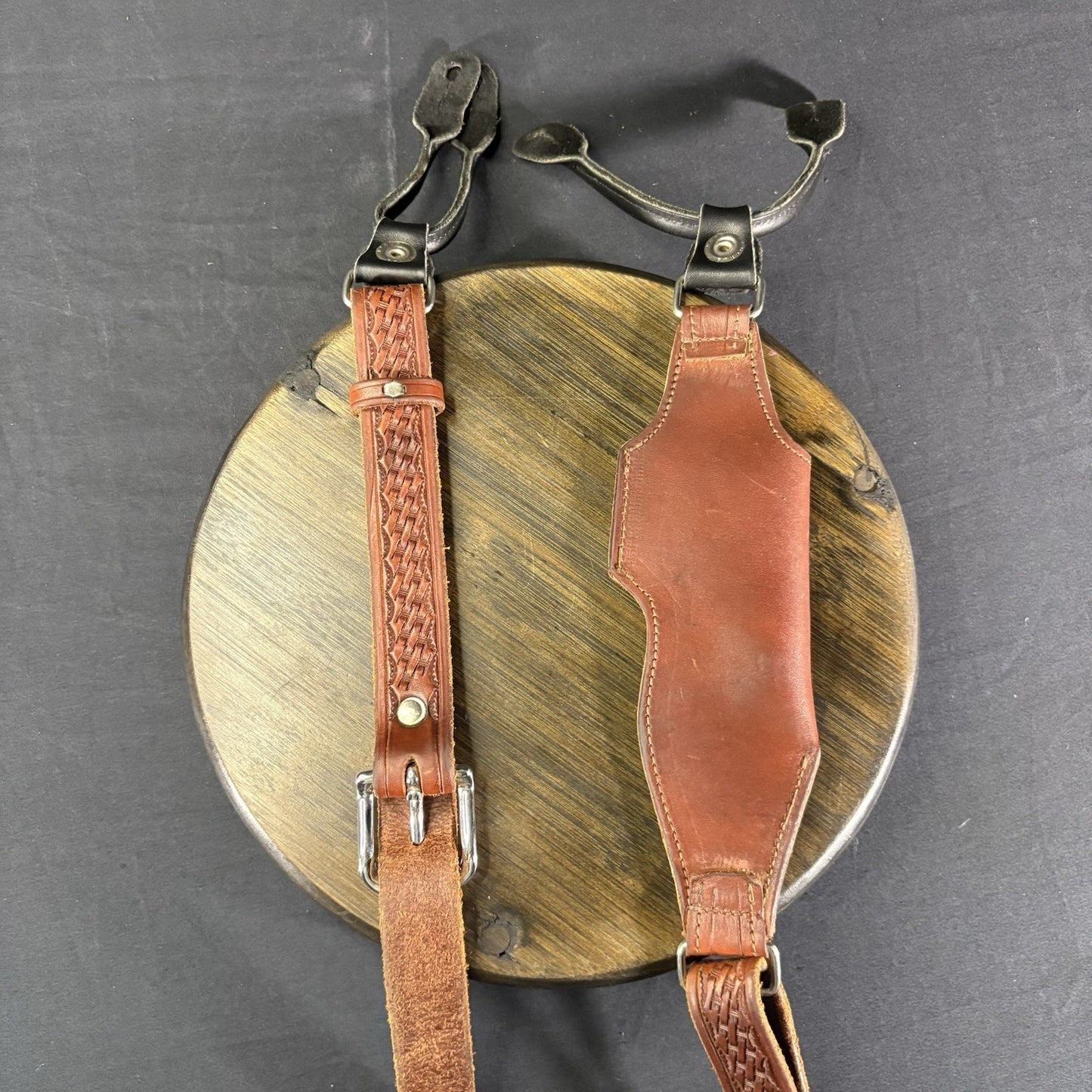 Classic Old West Styles Leather Suspender Shoulder Holster For RH, Derringers9