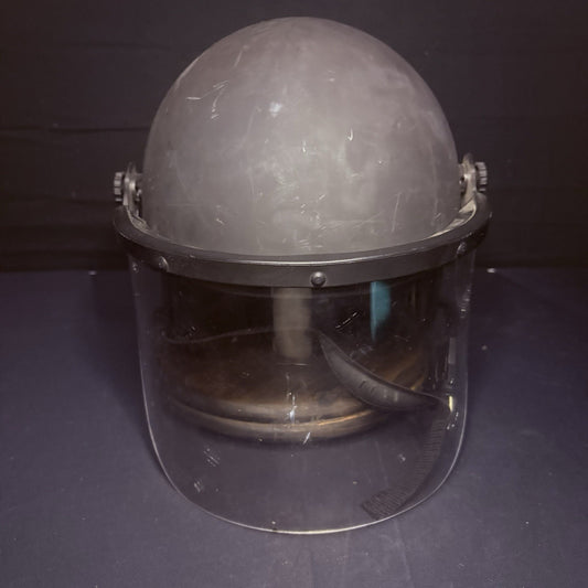 Police SWAT Riot Helmet Black (Universal Size) USA MADE w/ Removable Face Shield1