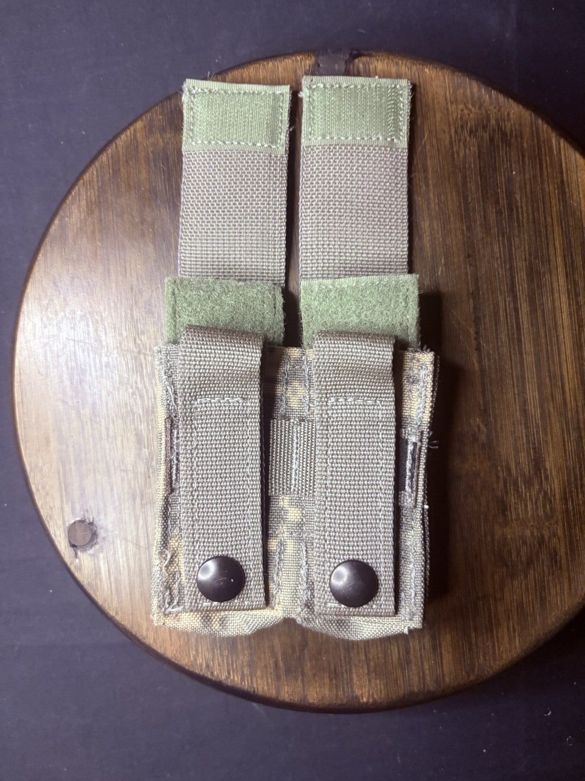 USA Double MOLLE ACU Camo 9MM Pistol MAG/ Magazine Pouch Double Or Single Stack11