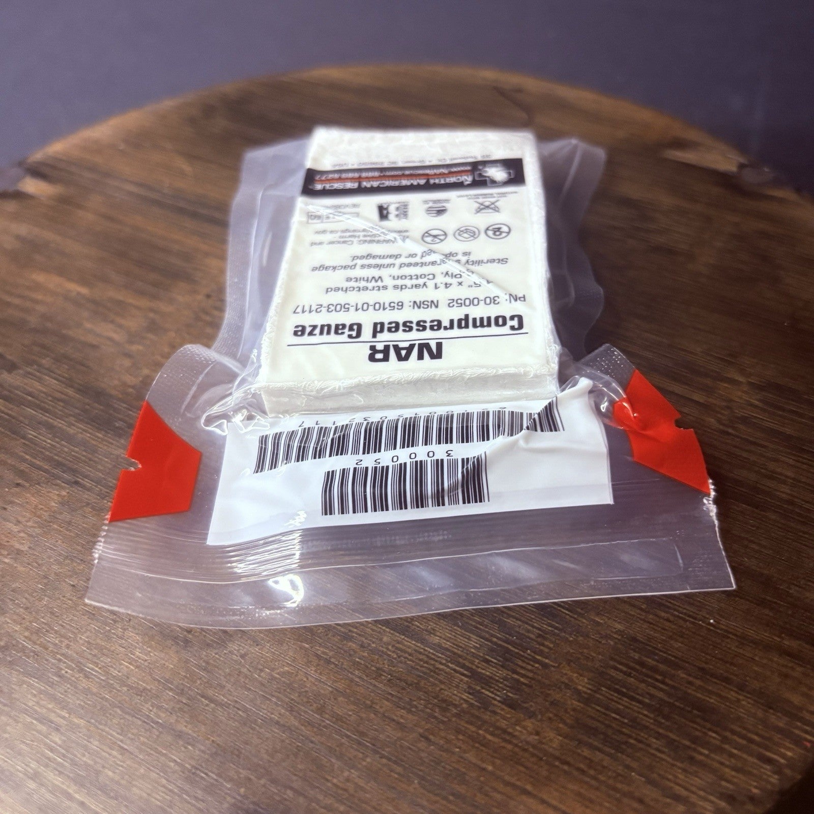 Pack Of (4) NAR Compressed Gauze 4.5 in. x 4.1 yd Sterile, 6-ply 30-00524