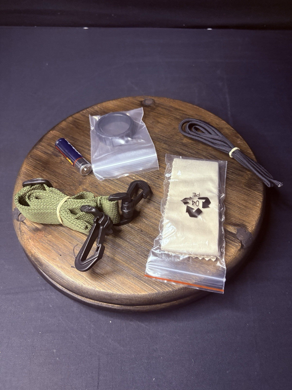 NVG Accessories Bag w/ Strap, Battery, Lens, Cloth4