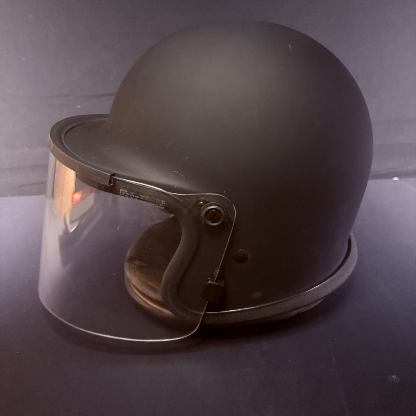 Pro Police Riot Helmet Size XL w/Removable Face Shield Kejo Impact Protection14