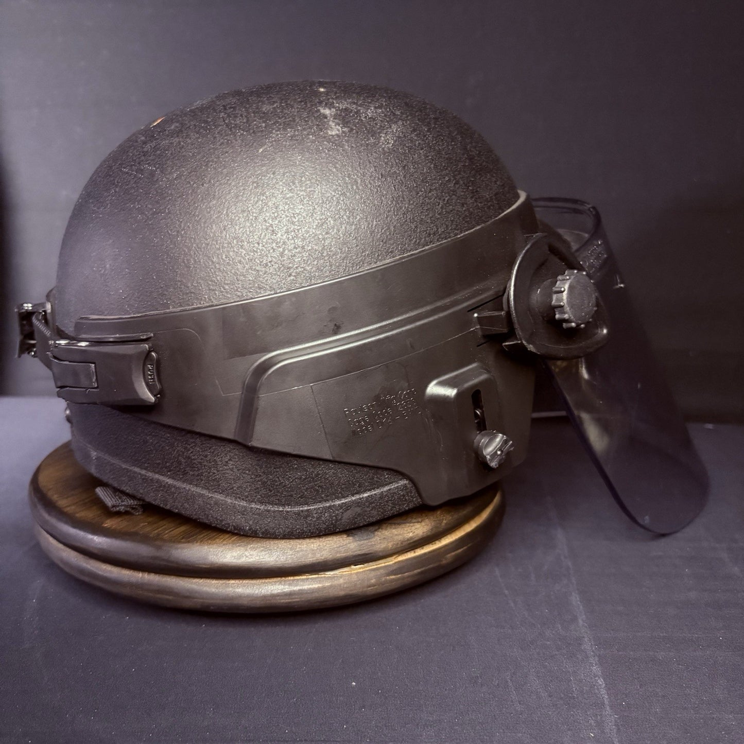 Protech IIIA (3A) Ballistic Helmet Removable Face Shield Size Large Bullet Proof15