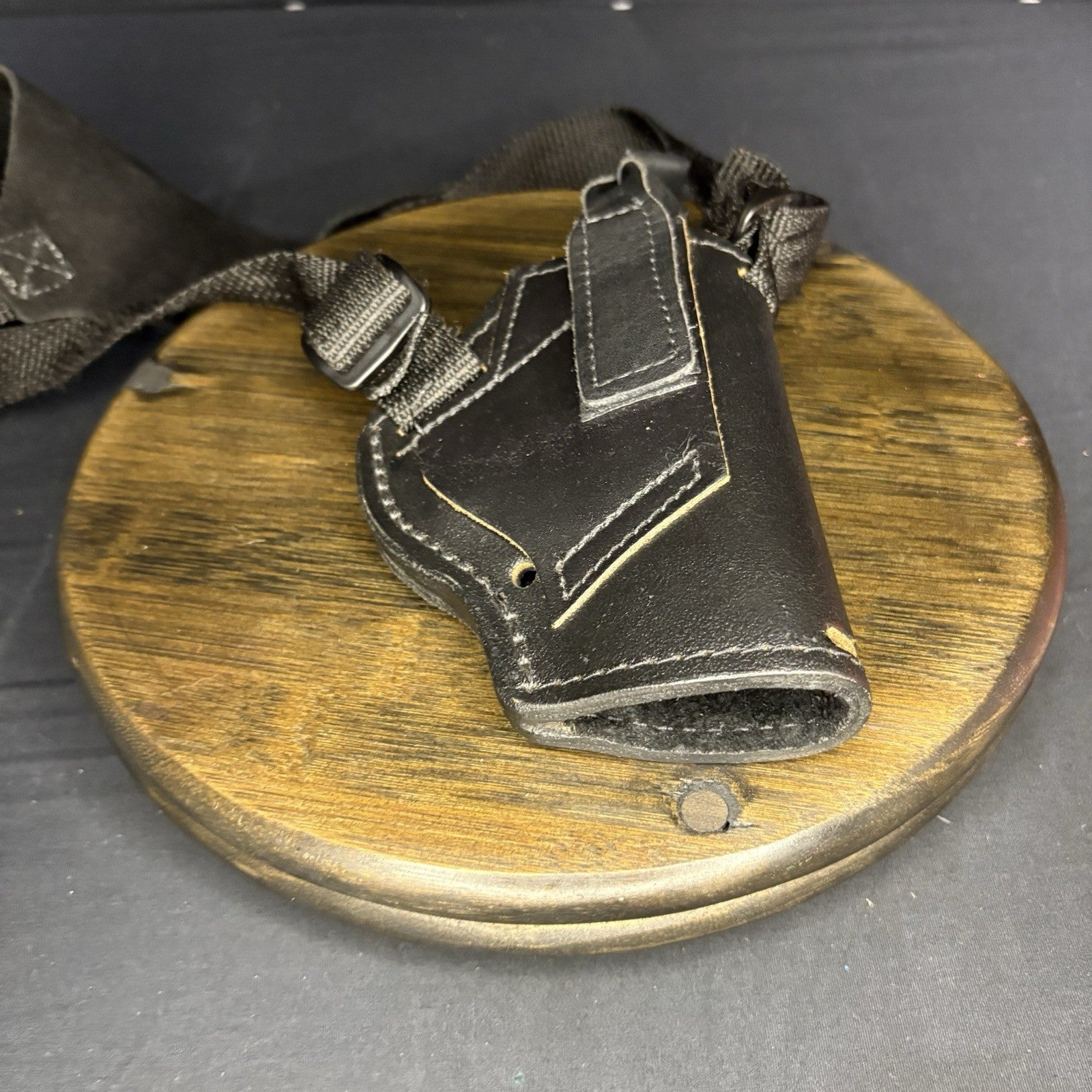 Universal Leather Shoulder Holster LH/RH With Extra Magazine Pouch7