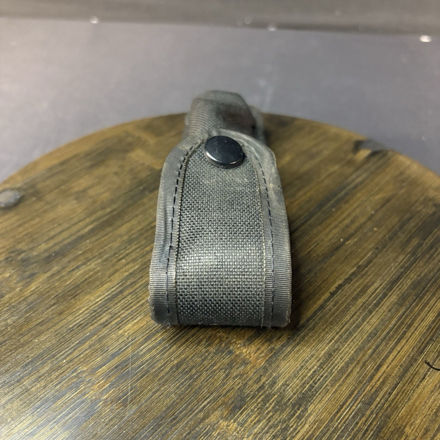 Uncle Mikes Compact Flashlight Pouch, Duty Belt Gear Black Nylon Case ~ 6”~4