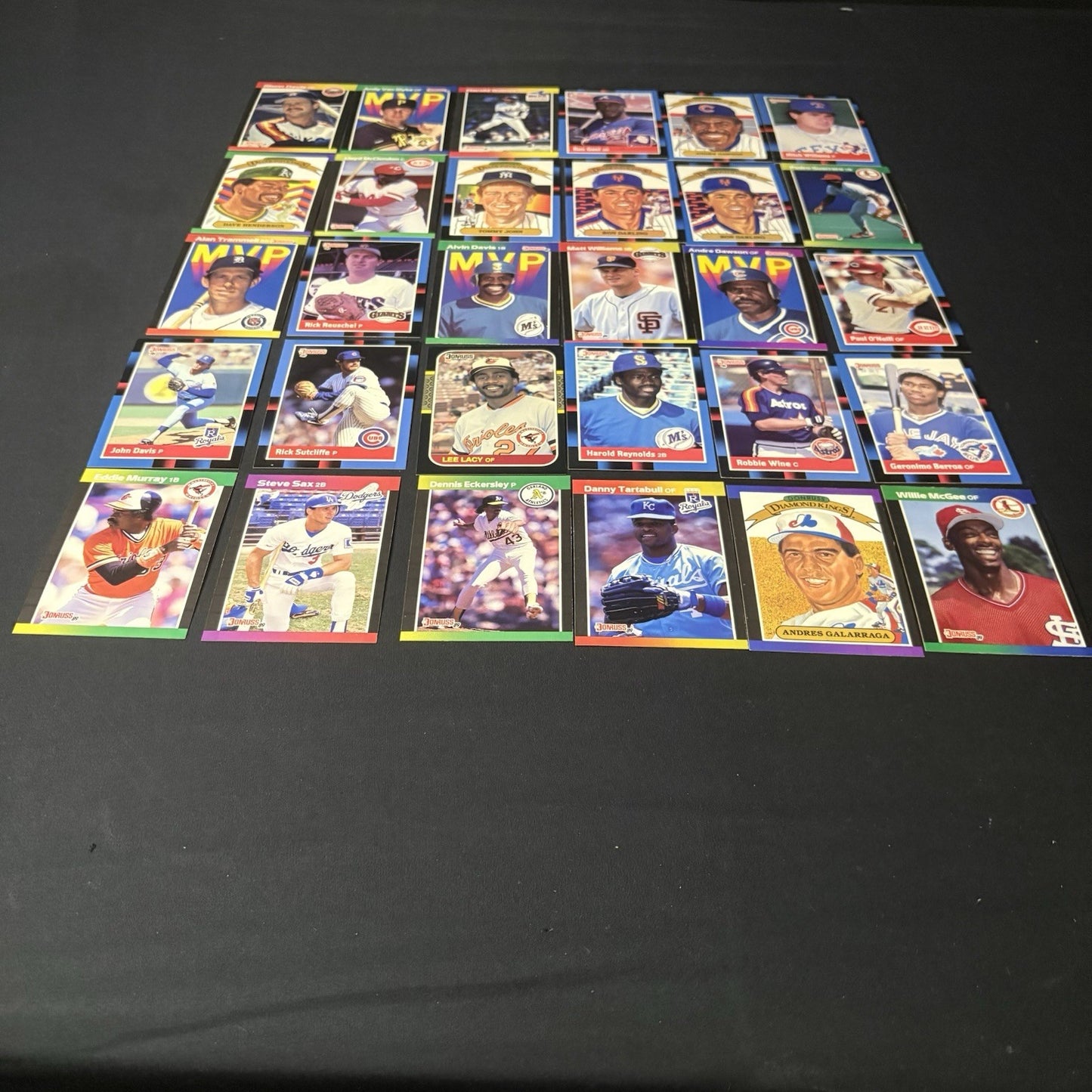 1988 Donruss Baseball Lot Of (30) Cards All High Grade See Photos8
