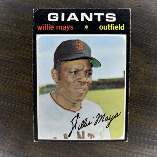 1971 Topps - Willie Mays Topps #600 VG/Excellent0