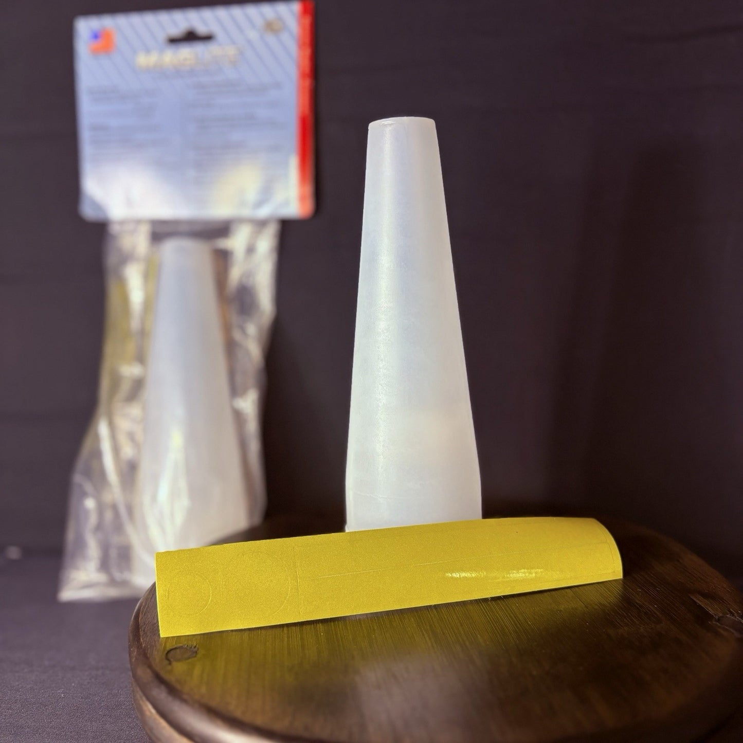 MagLite Traffic Cone Wand Kit Clear  C & D Cell0