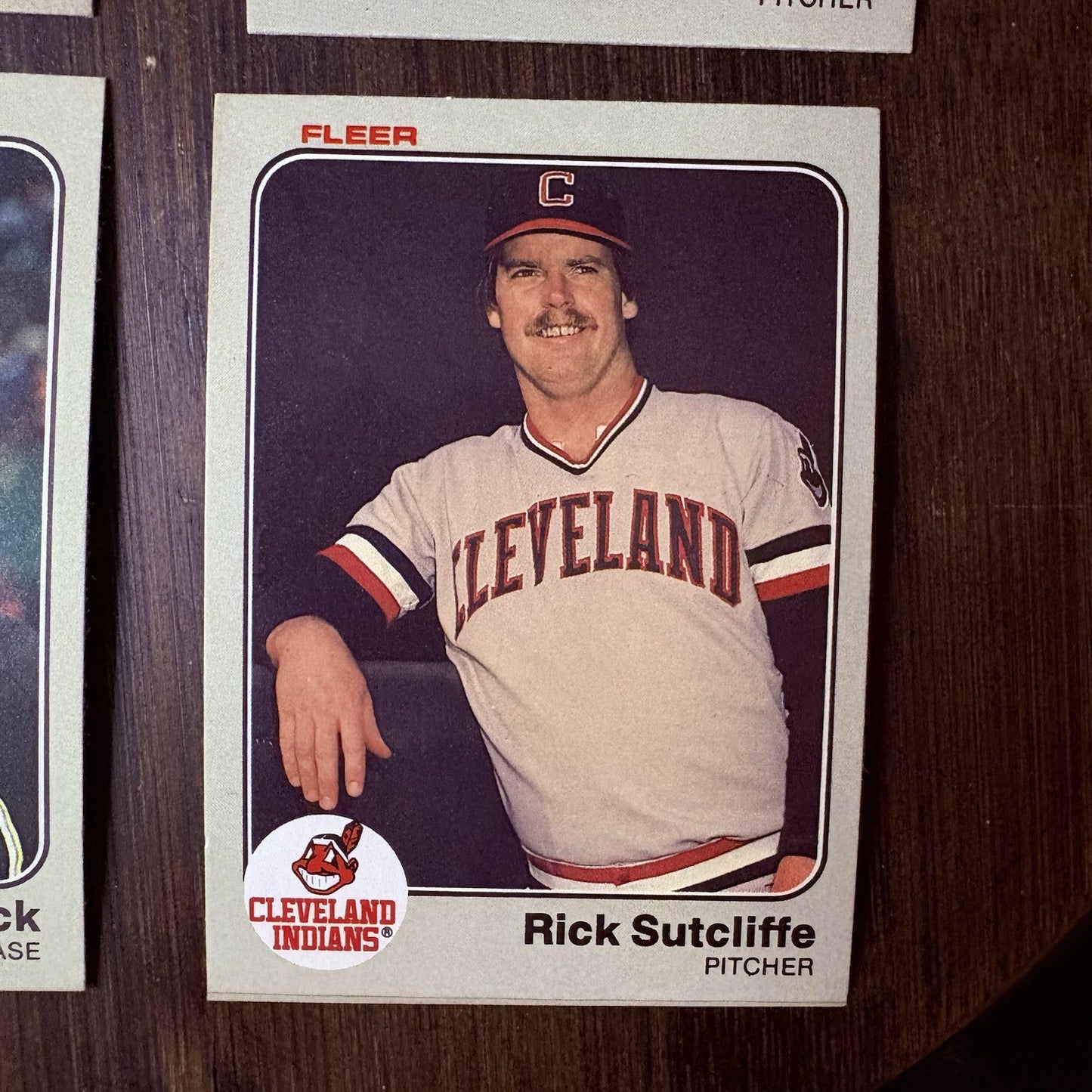 1983 Fleer High Grade Baseball Card Lot #413, #326, #309, #4203
