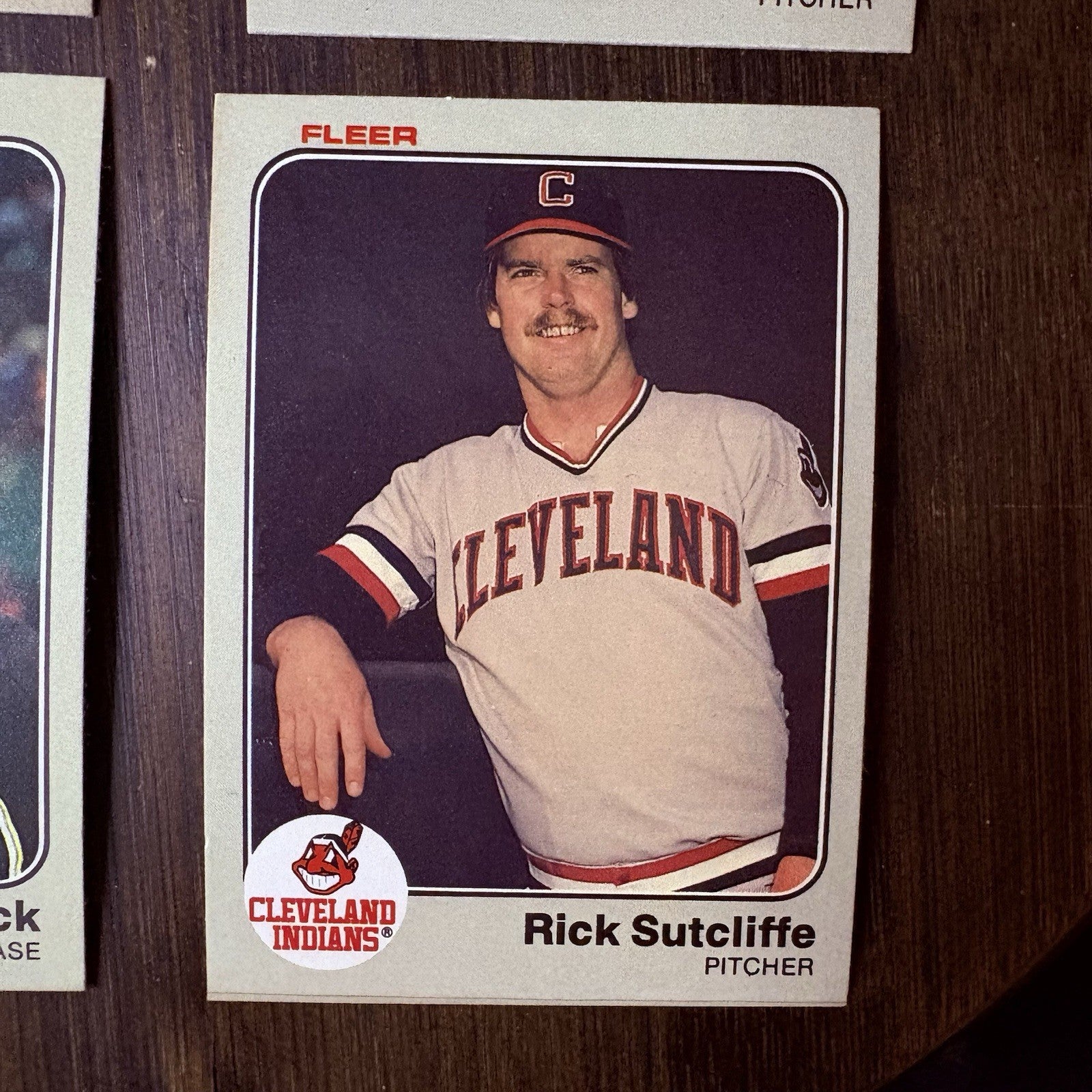 1983 Fleer High Grade Baseball Card Lot #413, #326, #309, #4203