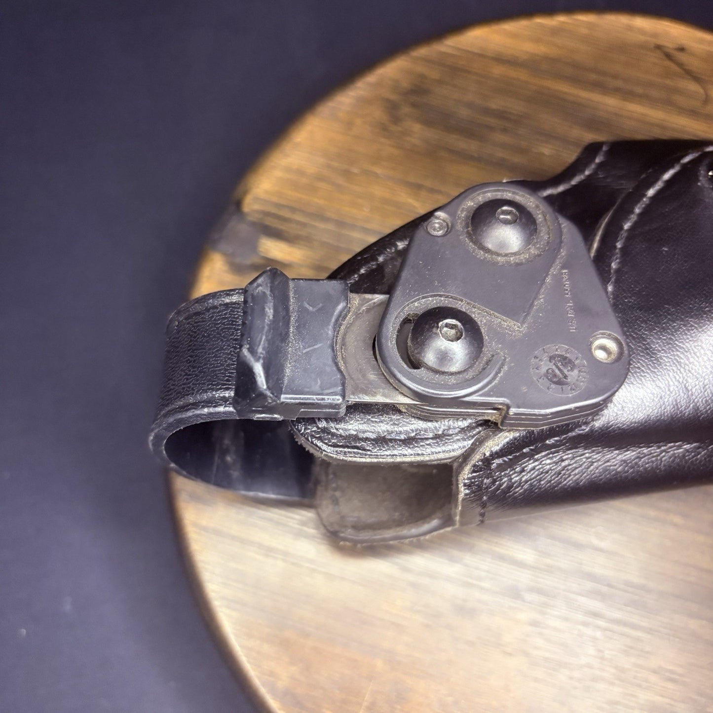 Safariland Glock 20 / 21 Duty Holster RH 6285 Plain Black Leather (No Belt Loop)7