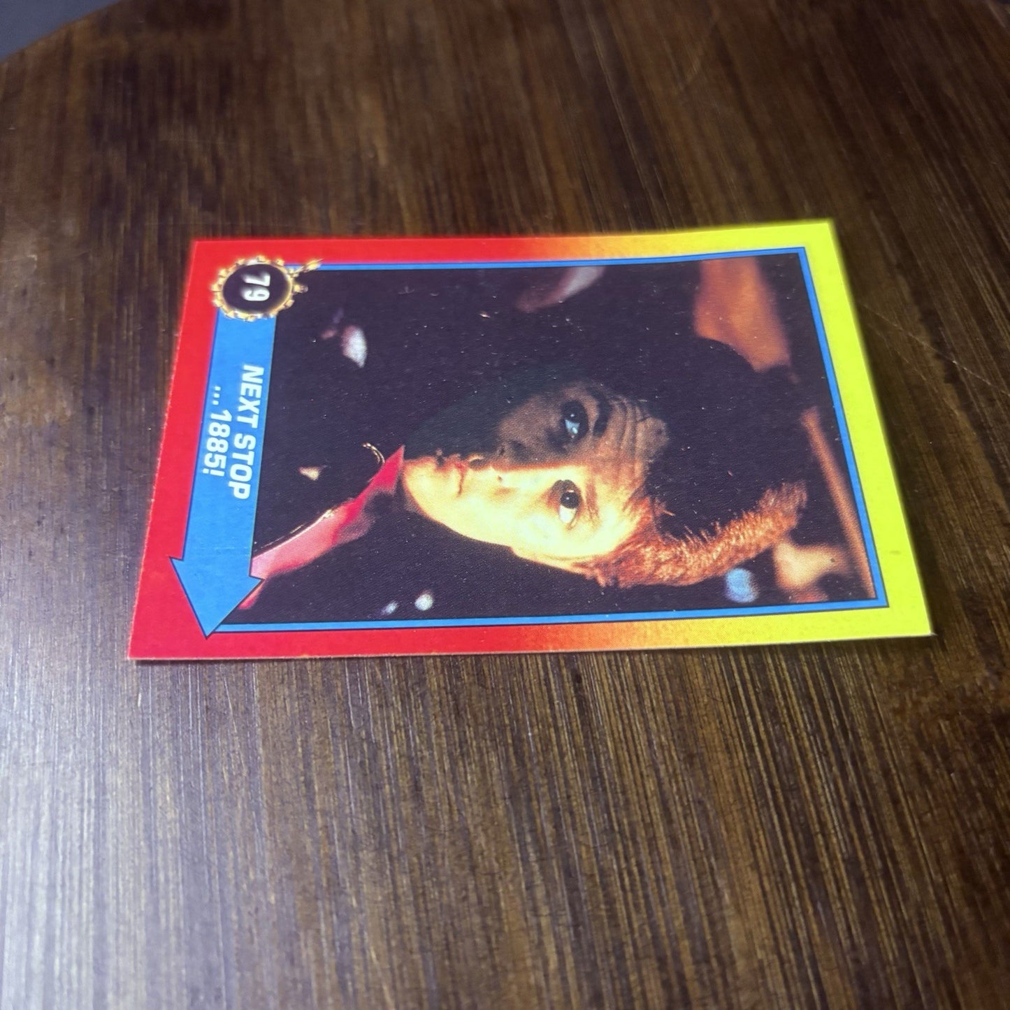 1989 Topps Back to the Future Part II  "NEXT STOP...1885!" #79 Trading Card7