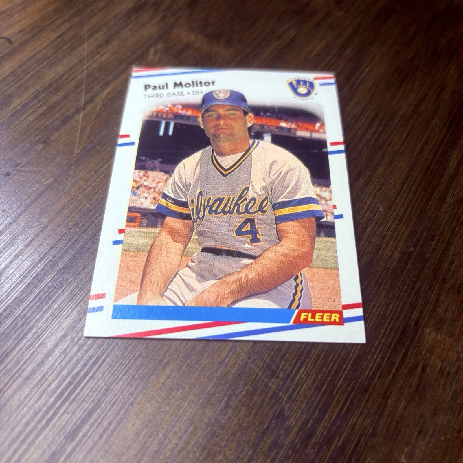 1988 Fleer Paul Molitor Baseball Card #169 Mint FREE SHIPPING2