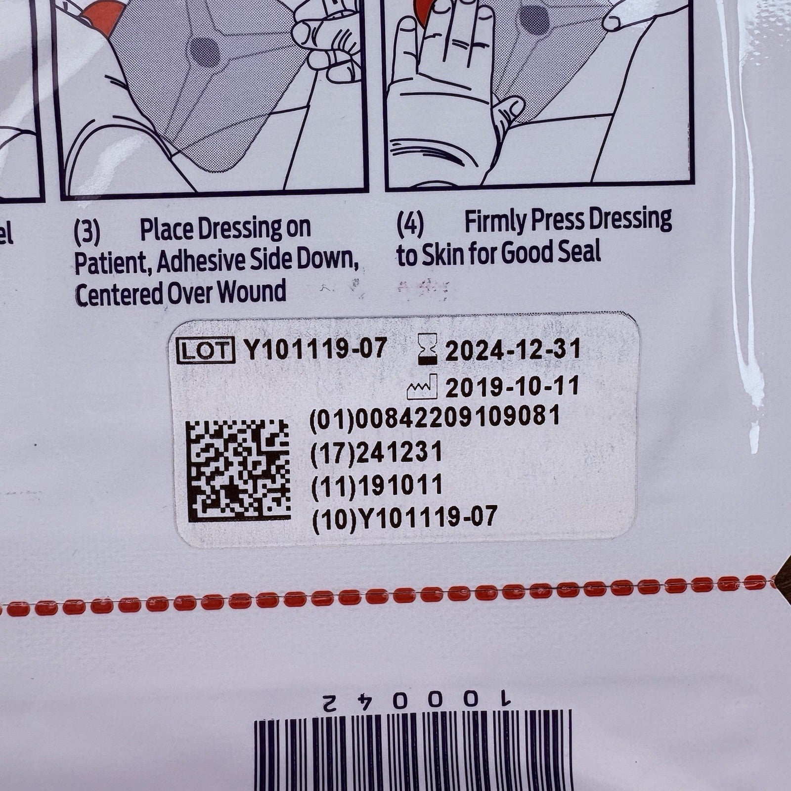 Twin Pack – HyFin Vent Compact Chest Seal (2 Seals Total) | for Entry/Exit6