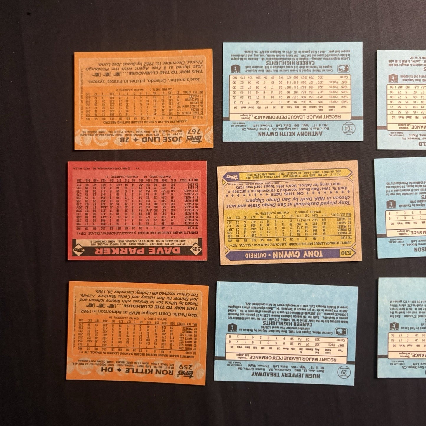 1988 Baseball Card Lot (15) All High Grade Topps, Donruss, Score, Fleer8
