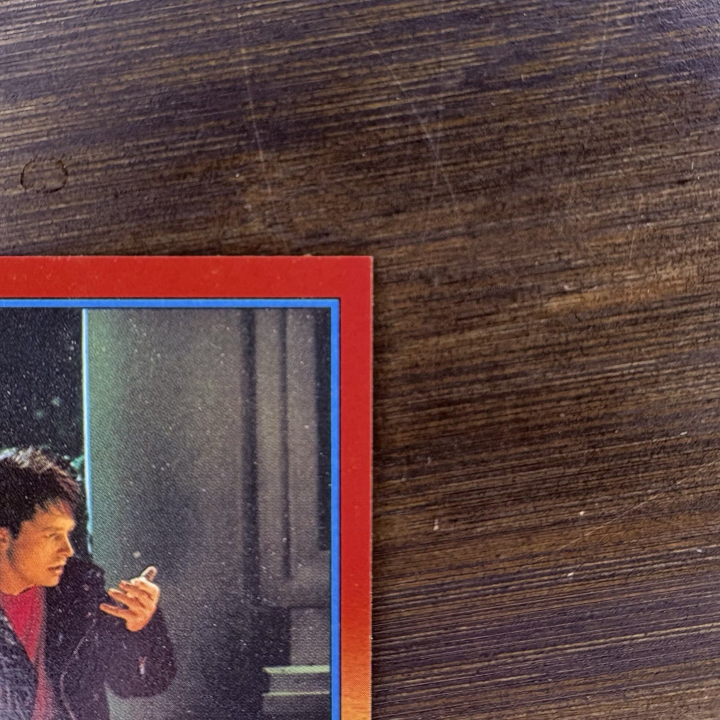 1989 Back To The Future #72 Topps Trading Card "Burning The Almanac"4