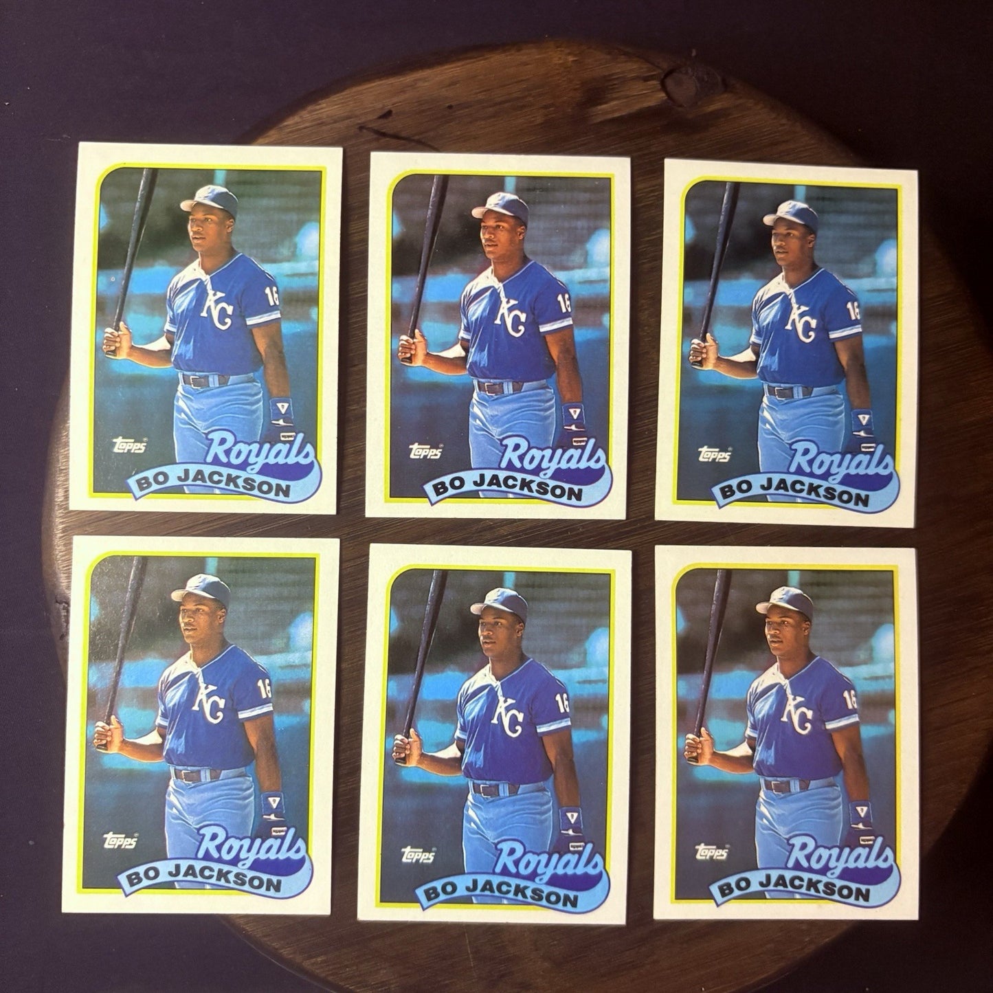 (Lot of 12) 1989 Bo Jackson Trading Cards #221, #540, #750, #180, #208, #2852