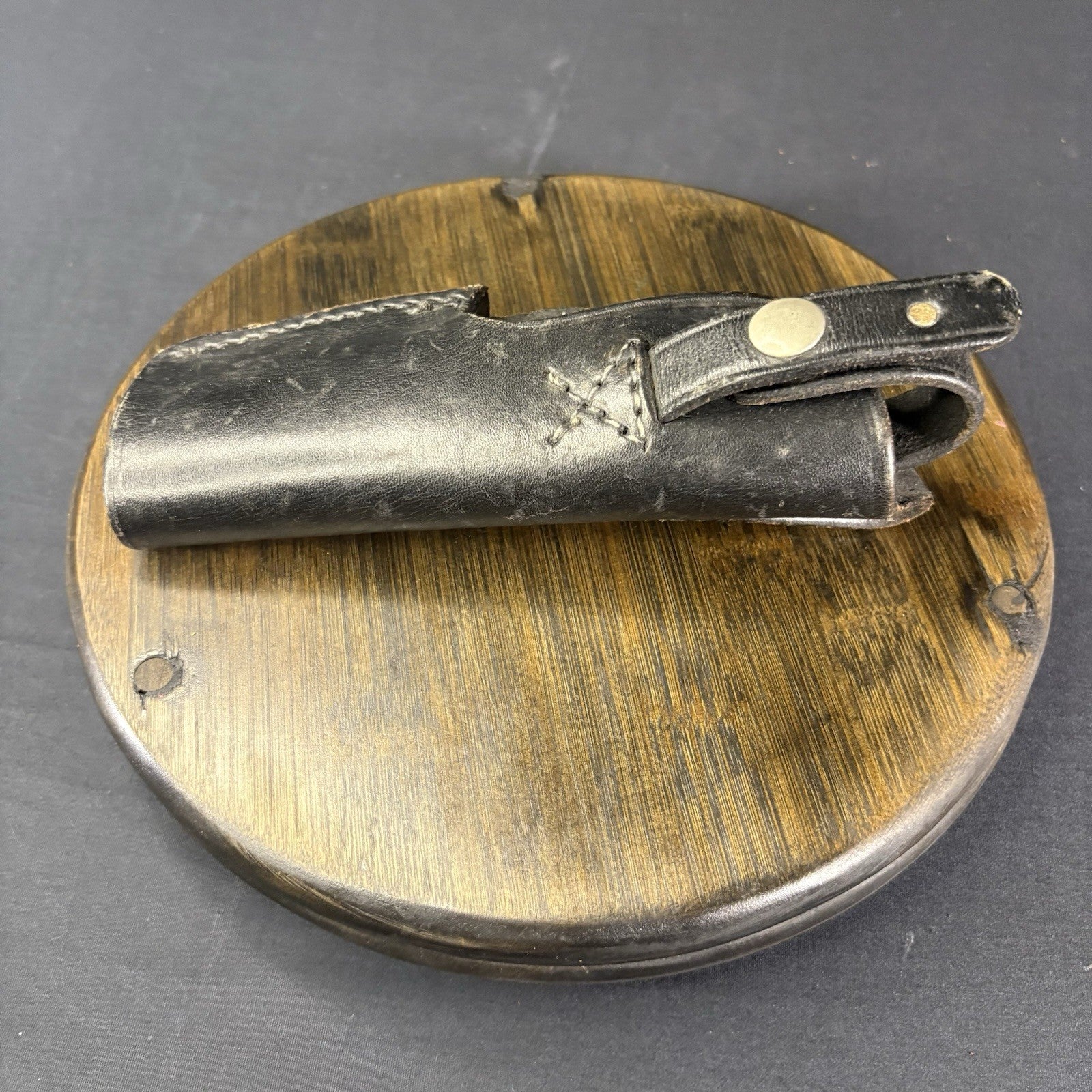 Triple K Black Leather 19B-5 Holster USA Made2