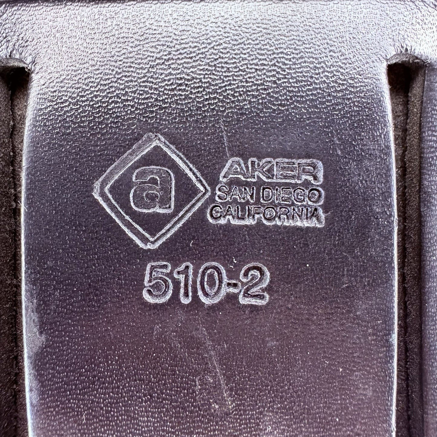 AKER 510-2 Double Magazine Carrier Pouch Double Stack 9mm Basket Weave Leather6