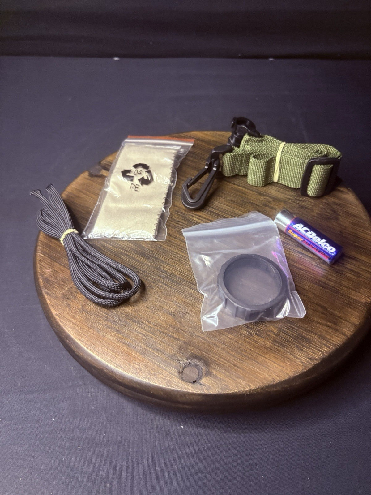 NVG Accessories Bag w/ Strap, Battery, Lens, Cloth2