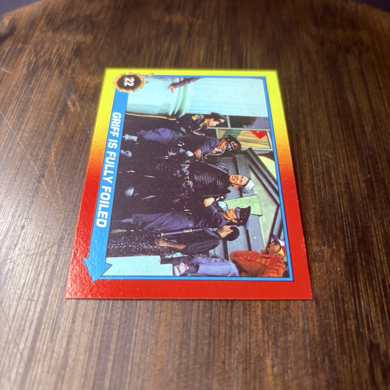 Back To The Future 2 1989 Topps #22 "Griff Is Fully Foiled" High Grade Card7