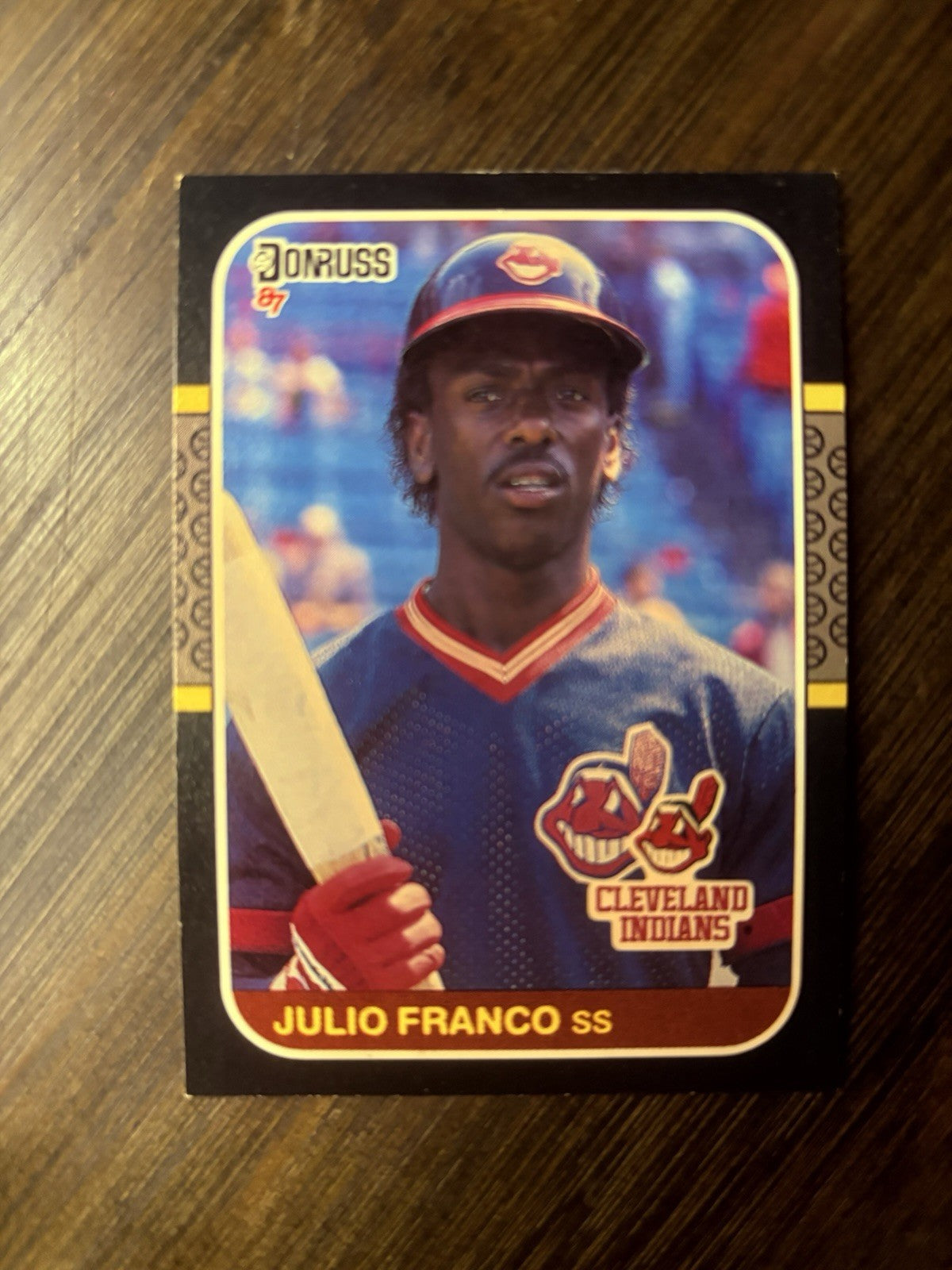 1987 Donruss Julio Franco Baseball Card 131 Indians Shortstop High Grade0