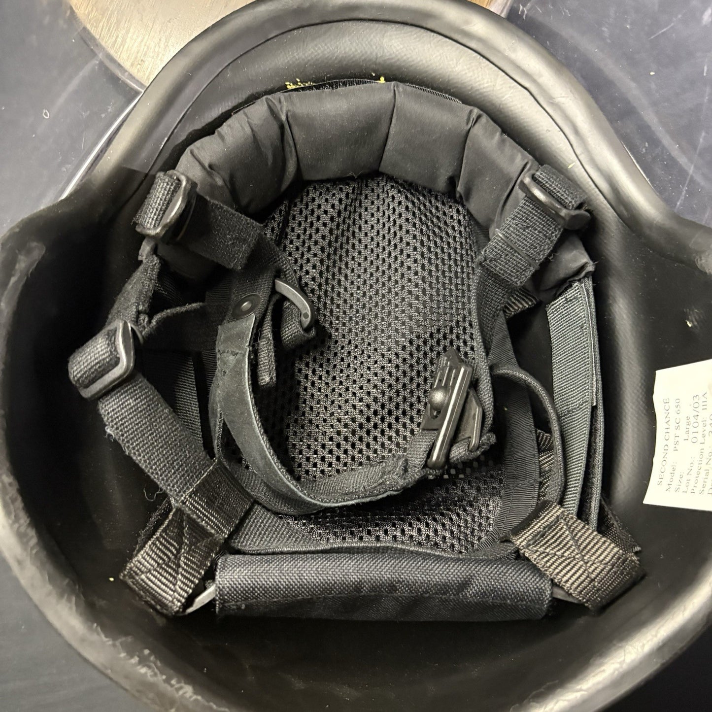 Second Chance IIIA (3A) Ballistic Helmet w/ Removable Face Shield Size Large12