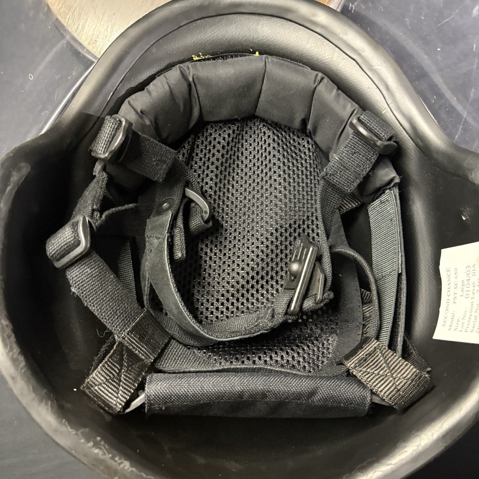 Second Chance IIIA (3A) Ballistic Helmet w/ Removable Face Shield Size Large12