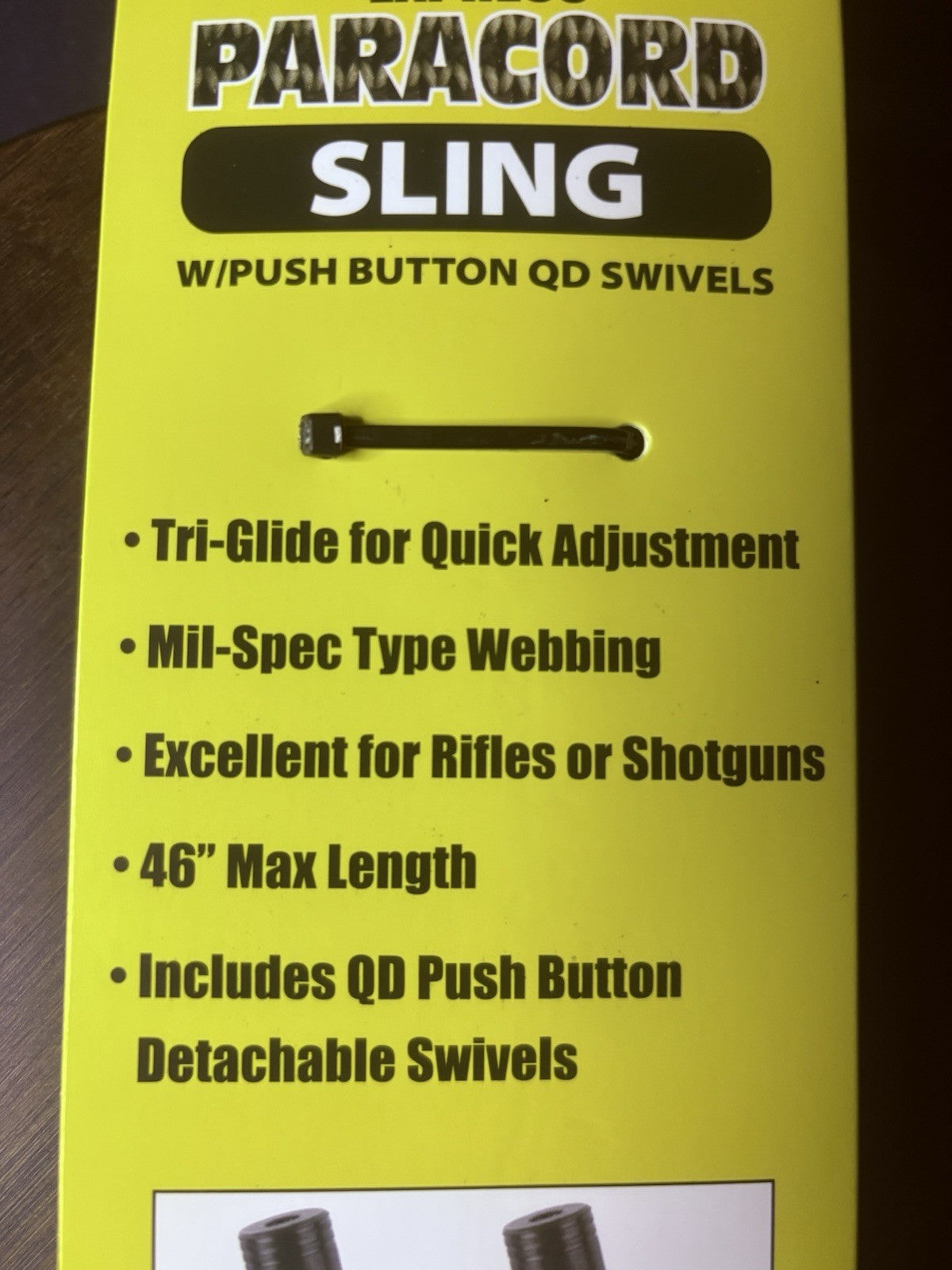 Paracord Rifle Sling Coyote Brown Sling W/ QD Swivels By The Outdoor Connection4