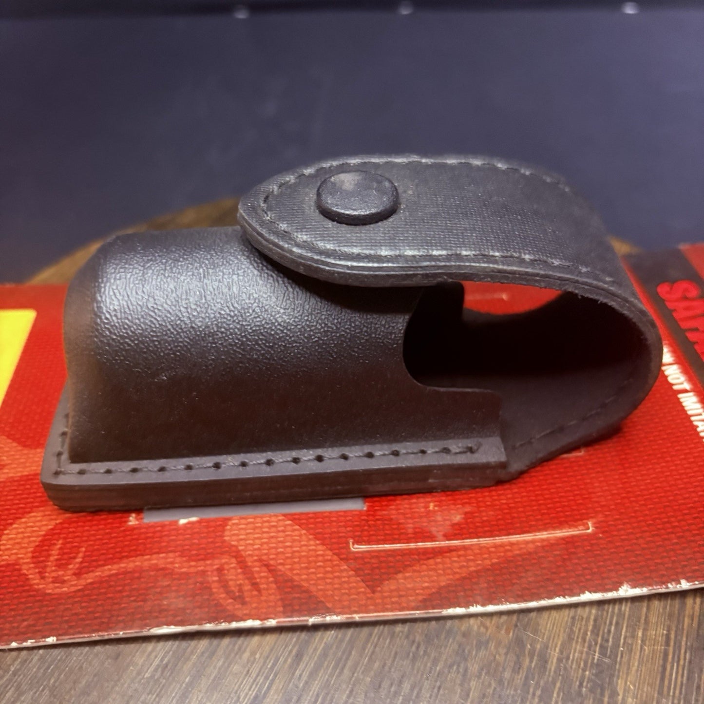 Safariland 38 OC/Mace Spray Holder STX Tactical Black Snap, For MK-3, 2oz.Spray2