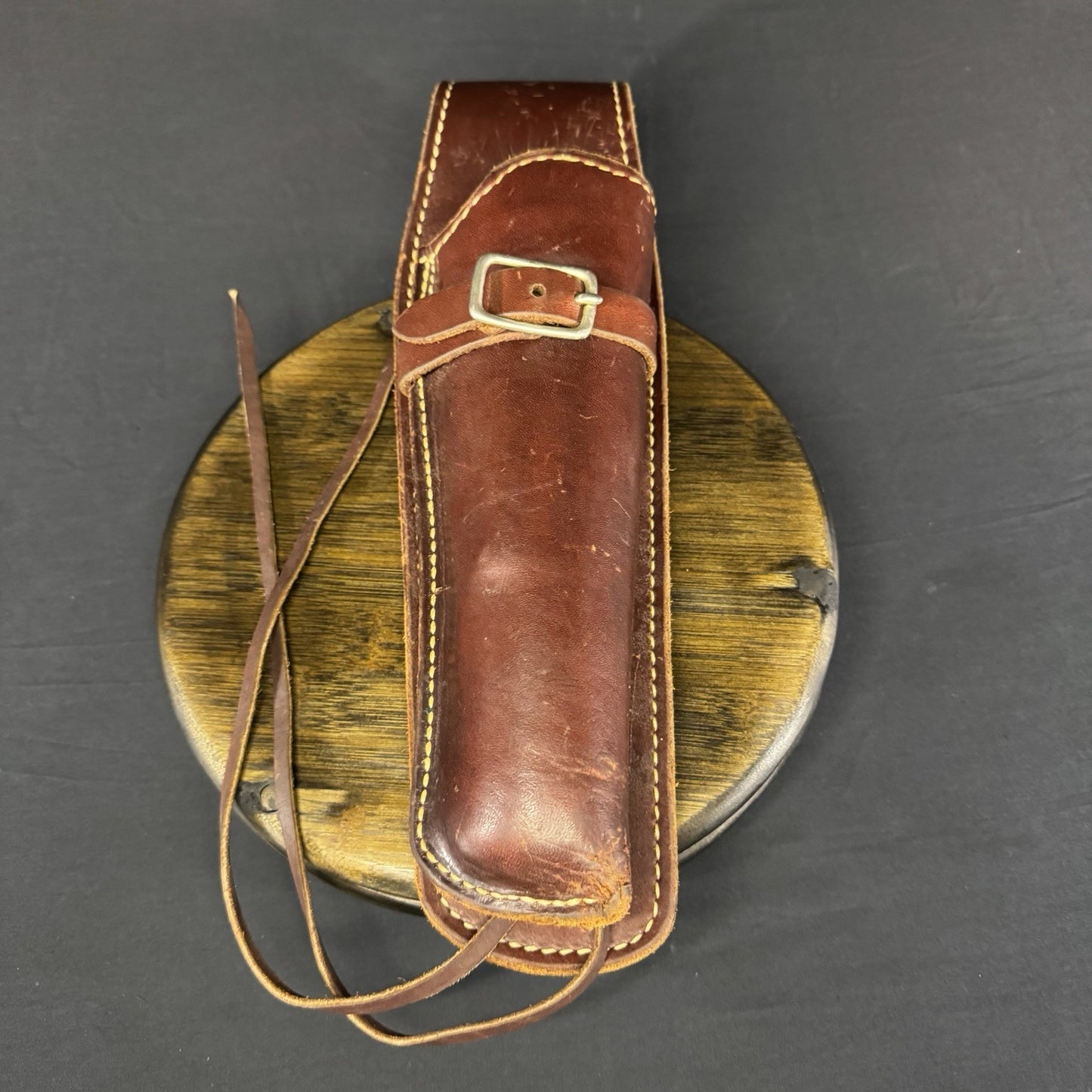 Vintage George Lawrence Co. #646 Tan Leather Holster 1