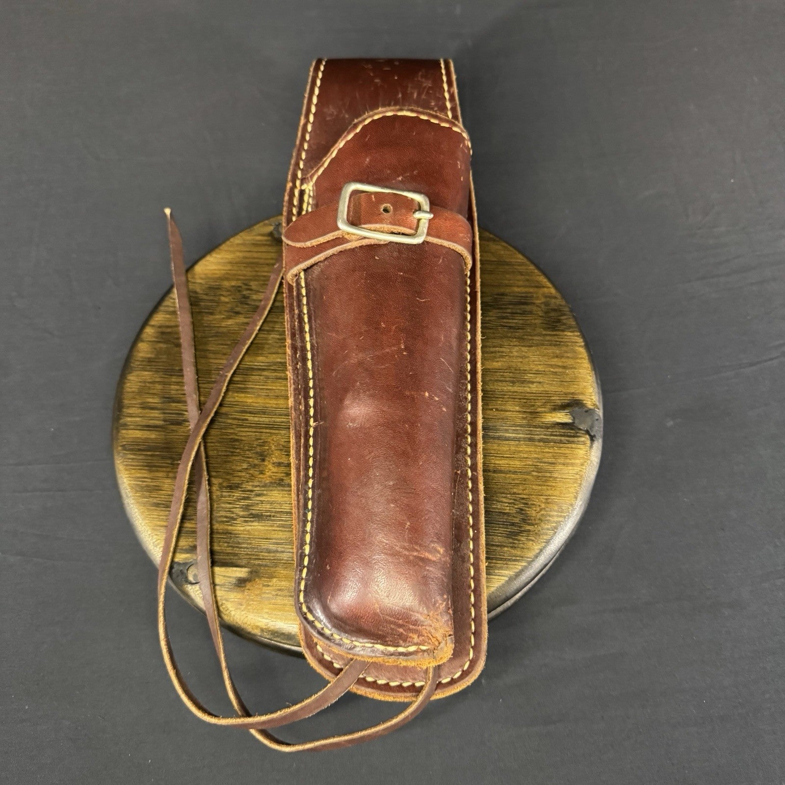 Vintage George Lawrence Co. #646 Tan Leather Holster 1