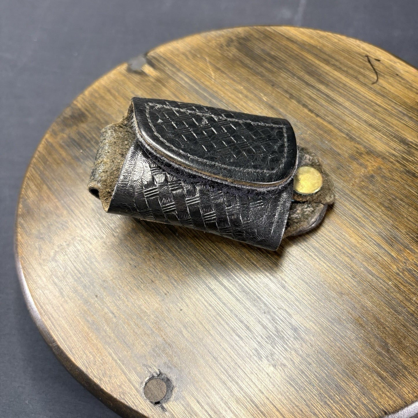 Tex Shoemaker Key Keeper Basket Weave ~88SK~ Silent Key Holder2