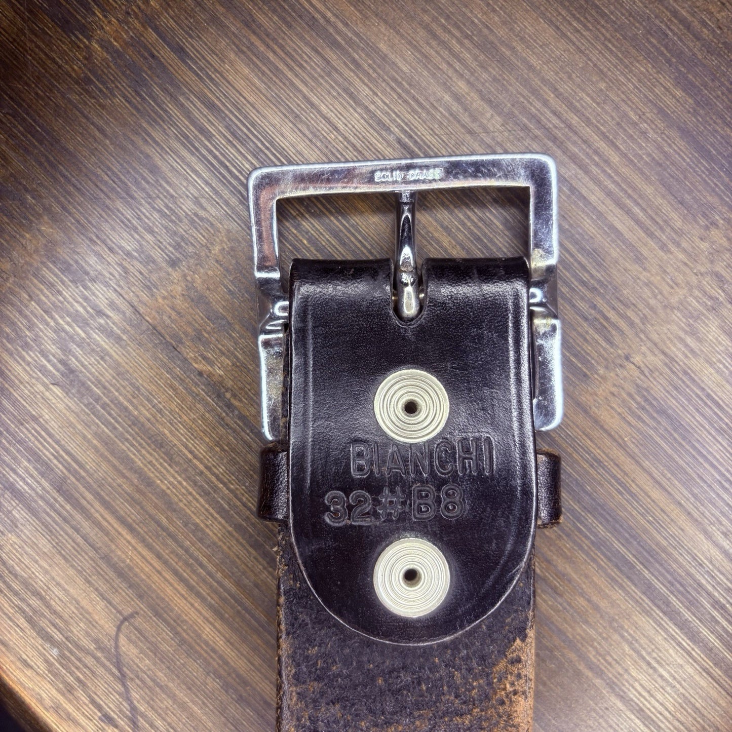 BIANCHI #B8 Belt Size 32" 1.75" Wide Plainclothes Dress Gun Holster Leather Belt2