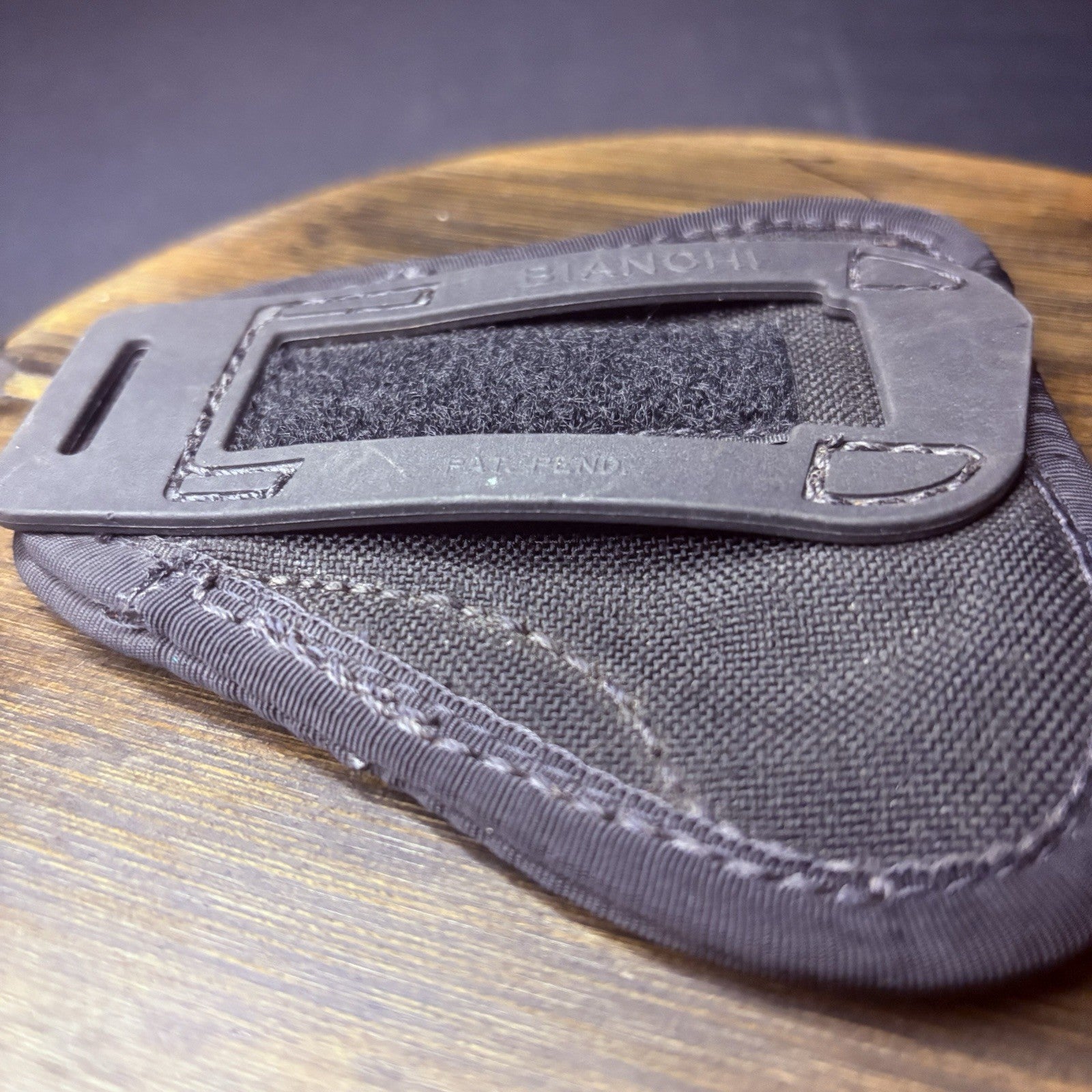 Bianchi Small Revolver Holster With Rubber Belt Loop, Ambidextrous3