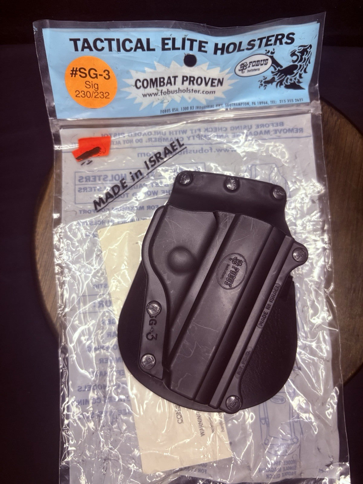 Fobus Paddle Holster for Sig P230 & P232 Right Hand (SG3)0