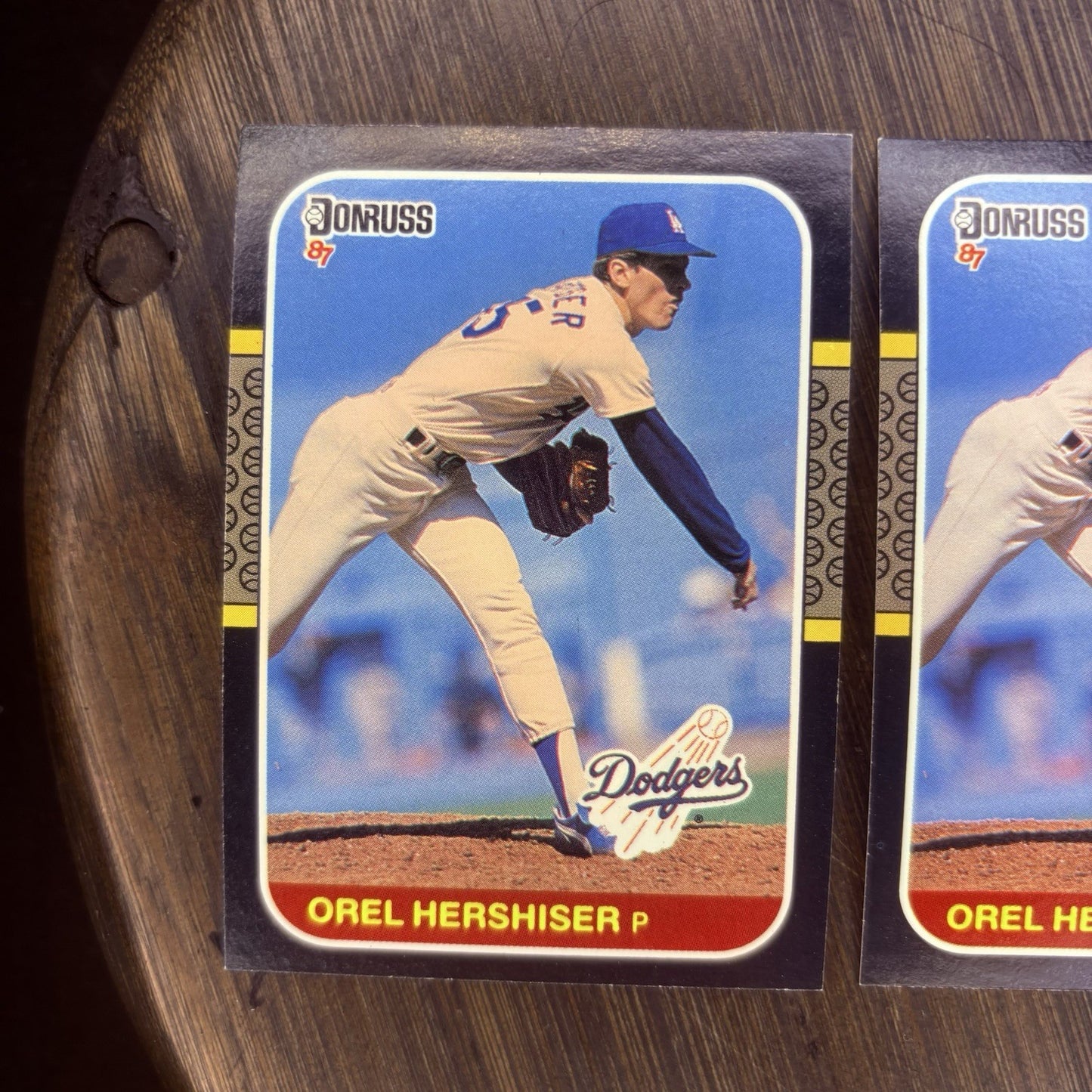1987 Donruss MLB Card (Lot Of 3) Orel Hershiser & William Surhoff Rookie Card2