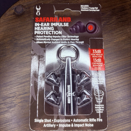 Safariland Impulse Hearing Protection, In Ear Earplugs with Keychain Storage1