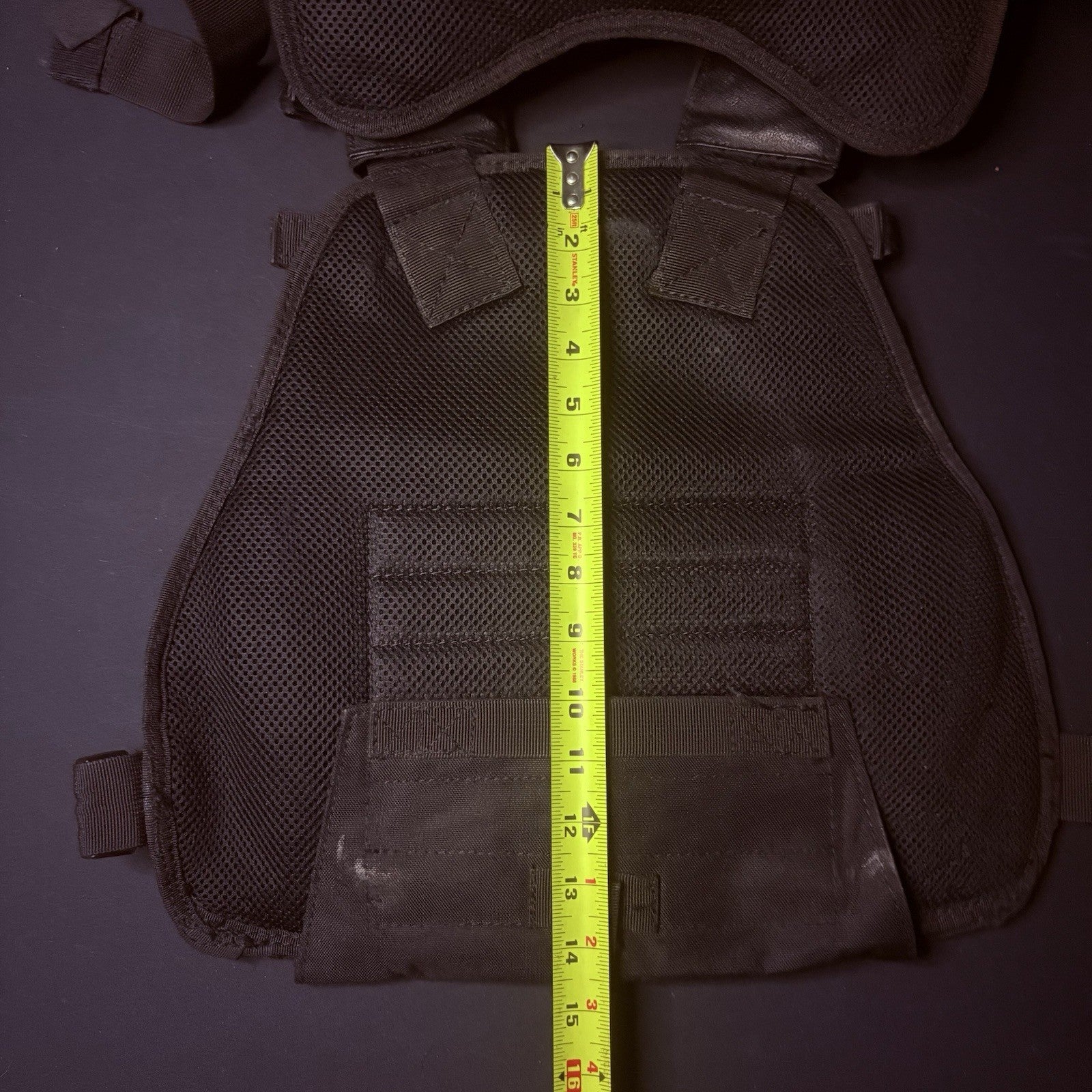 PROTECH Tactical Plate Rack Carrier 10"X12" (Adjustable Size) Black MOLLE Nylon17