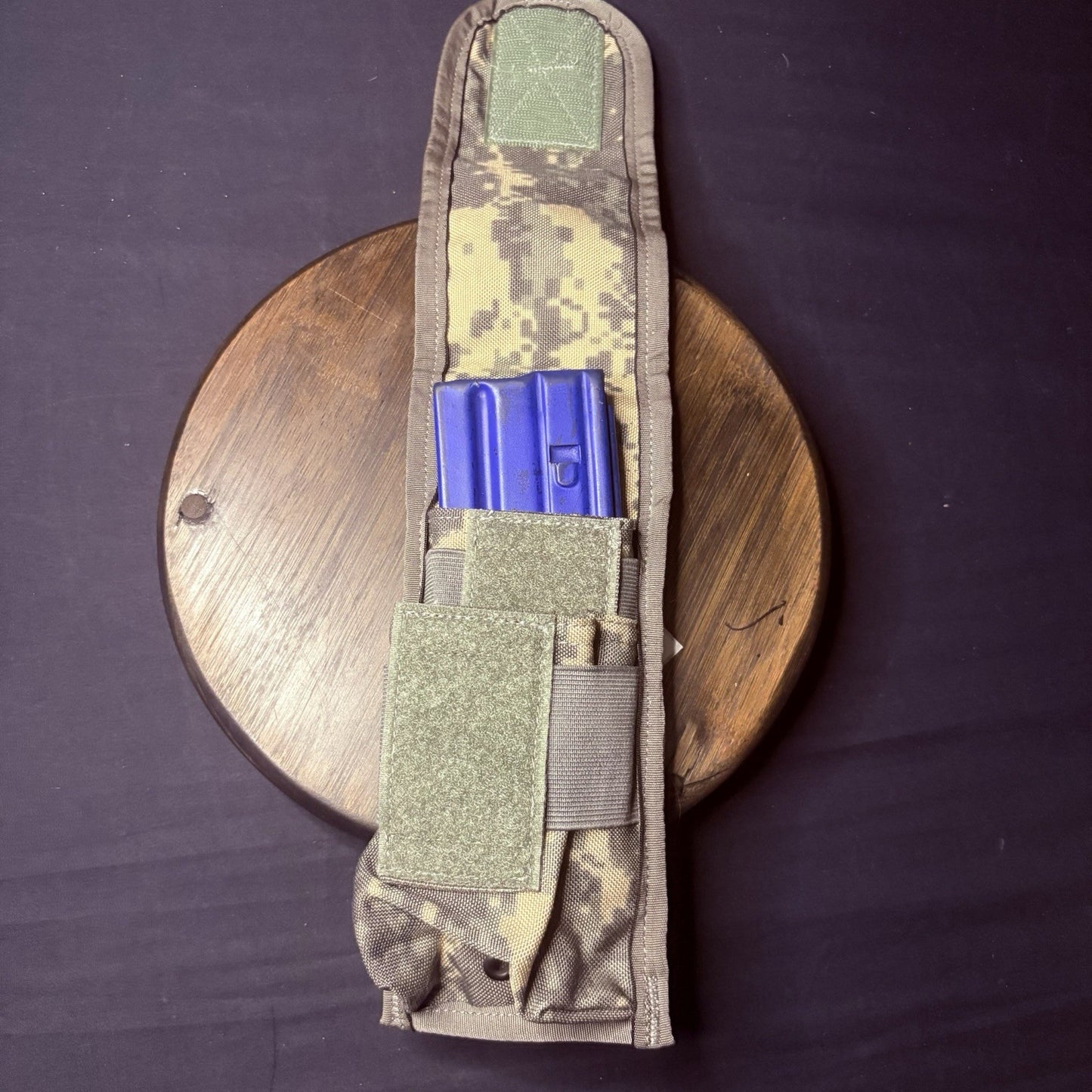 BattleLab 5.56 M4 Rifle Double Tiered Magazine Pouch Multicam Made In USA 2 Mags3