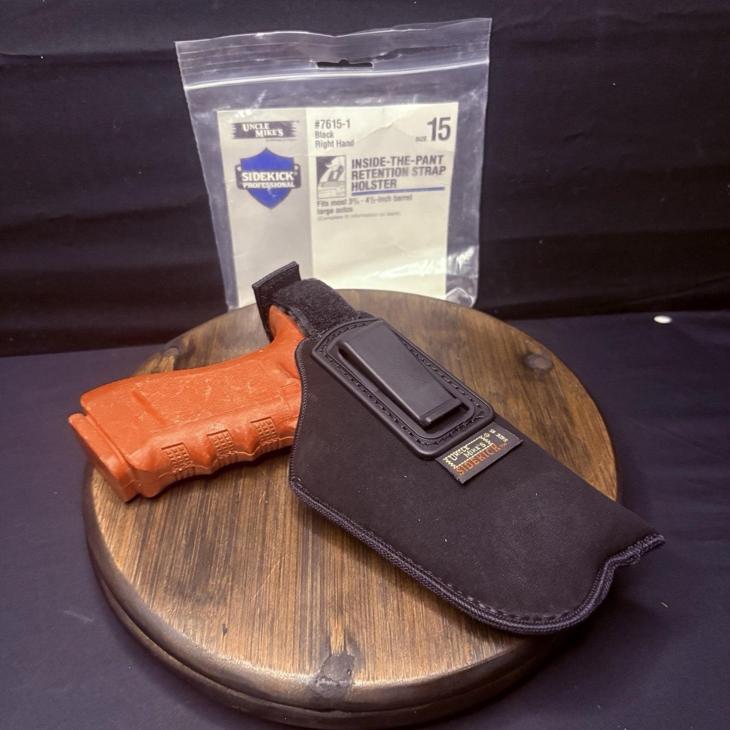 Uncle Mikes IWB Holster RH InsideThePants Size 15  Large Autos 3.75"4.5"0