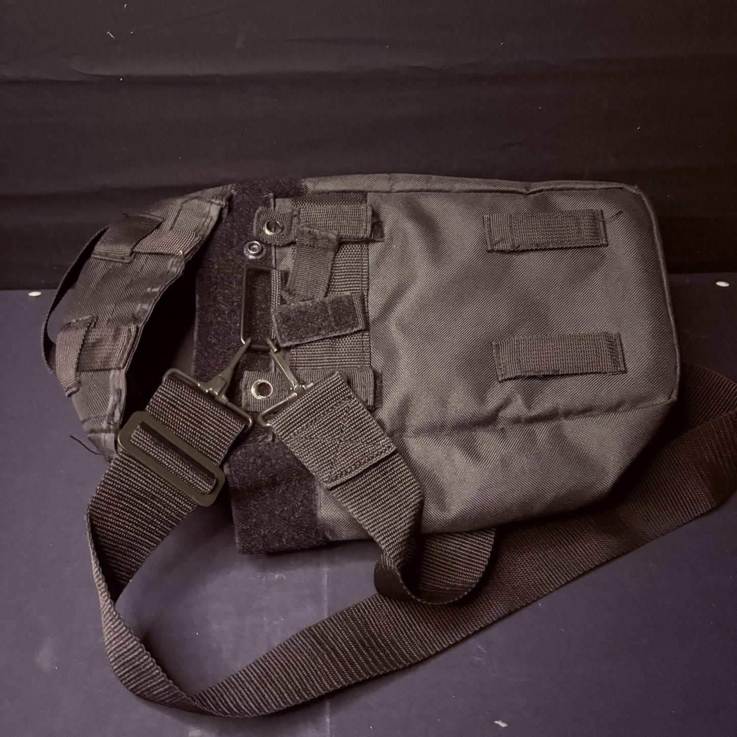 Gas Mask Or Large Utility Pouch EMT Tactical Military Hunting Black Nylon Case11