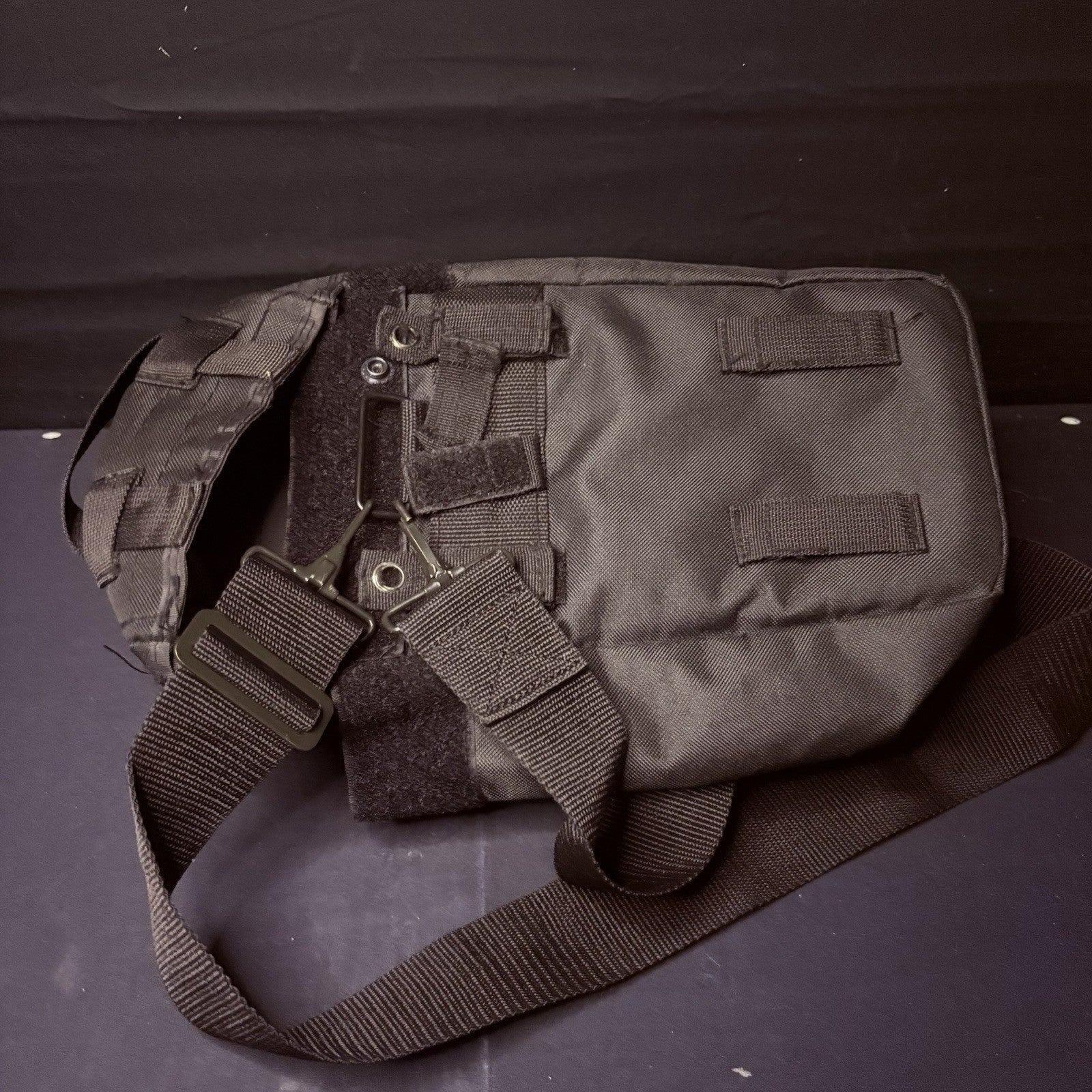 Gas Mask Or Large Utility Pouch EMT Tactical Military Hunting Black Nylon Case11