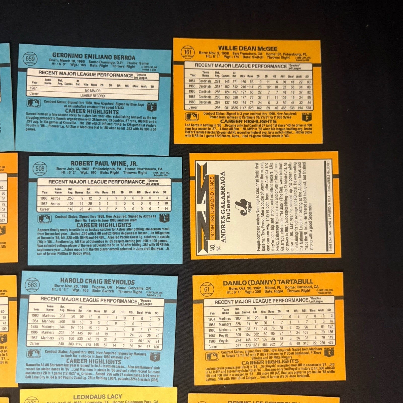 1988 Donruss Baseball Lot Of (30) Cards All High Grade See Photos14