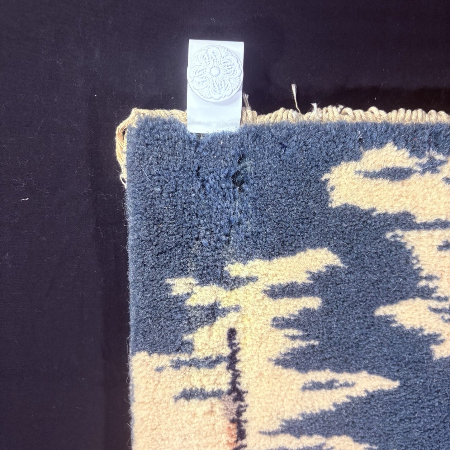 Hand Knotted Muslim Rug Turkish Pictorial Prayer Rug 2x1 Mosque Very Thick9