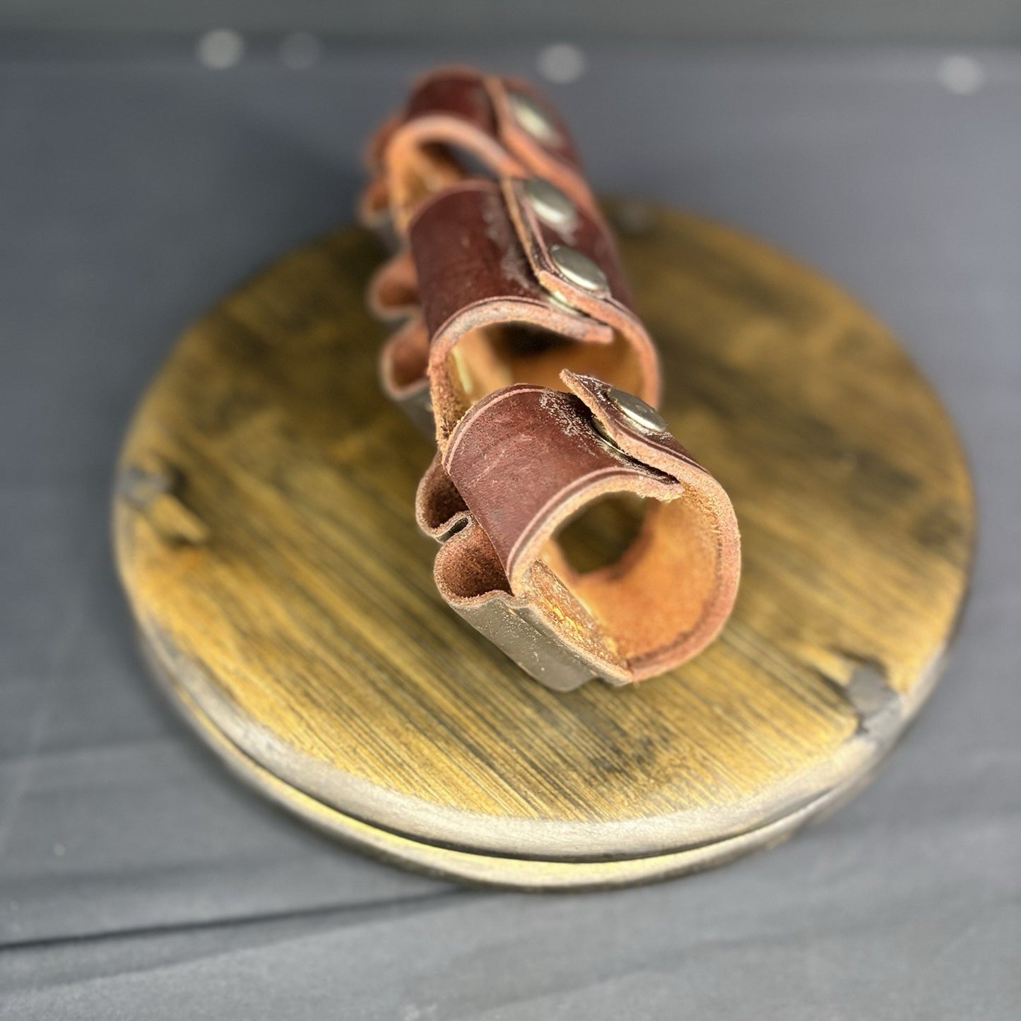 Custom Crafted Guns And Leather Shotgun Shell Belt Carrier By Trigger Happy11