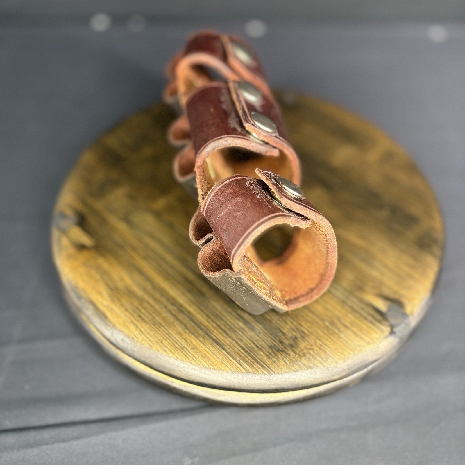 Custom Crafted Guns And Leather Shotgun Shell Belt Carrier By Trigger Happy11