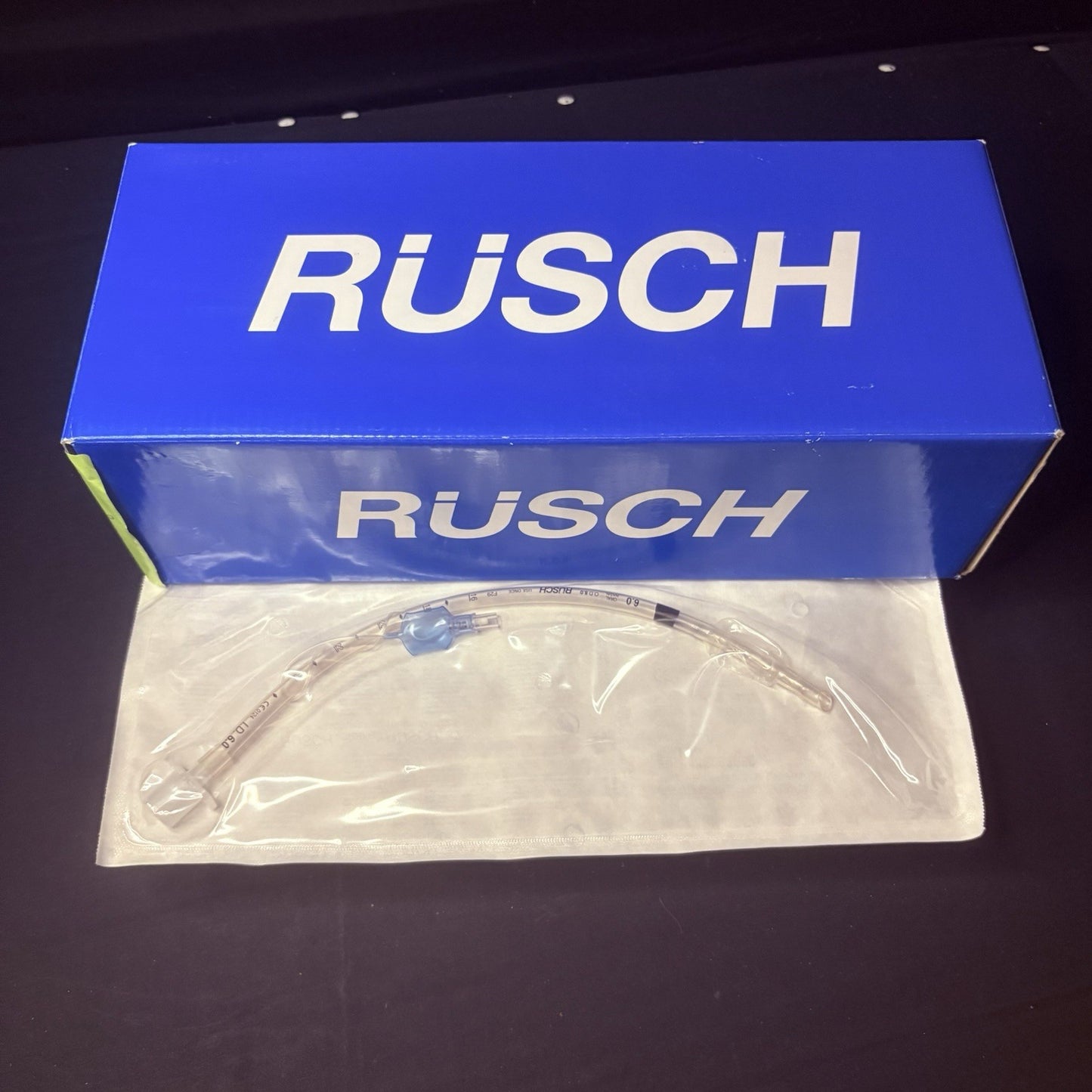 Rusch Box Of 10 Sterile Endotracheal Tube 6.0 mm w/Cuff Individually Packaged0