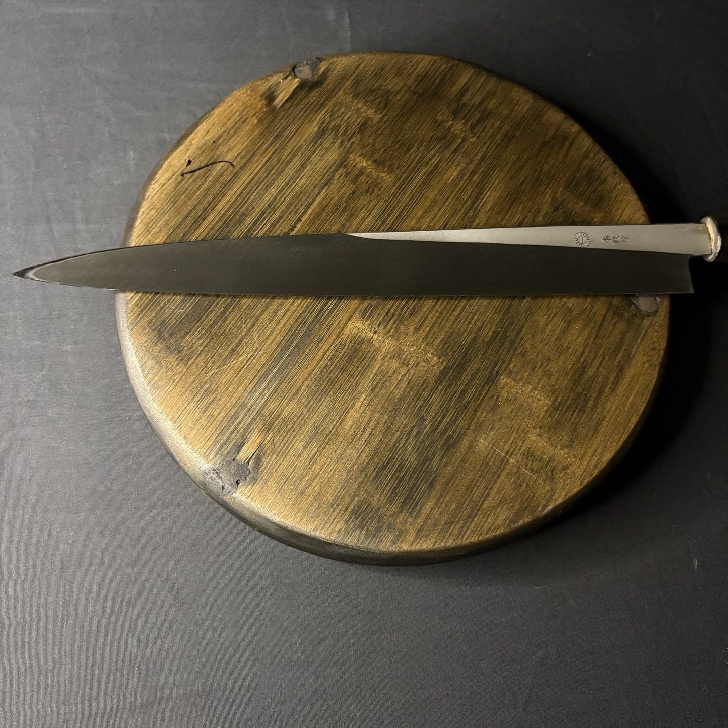 Kikuichi Japanese Chef Knife Kasumitogi Yanagi Sashimi Knife YKT30 12” 30cm6